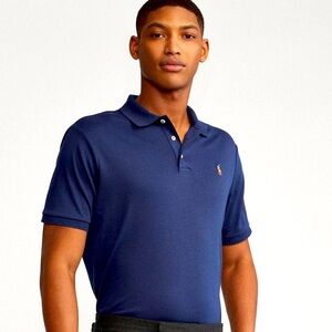 POLO RALPH LAUREN Light Blue Soft Pima Cotton